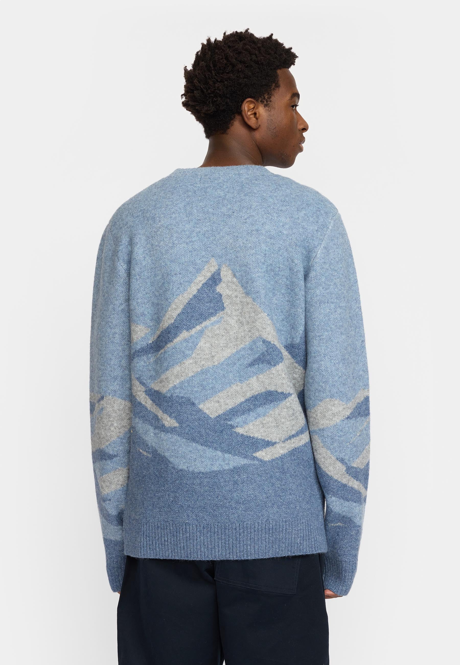 Revolution Knit Sweater Knitwear Blue