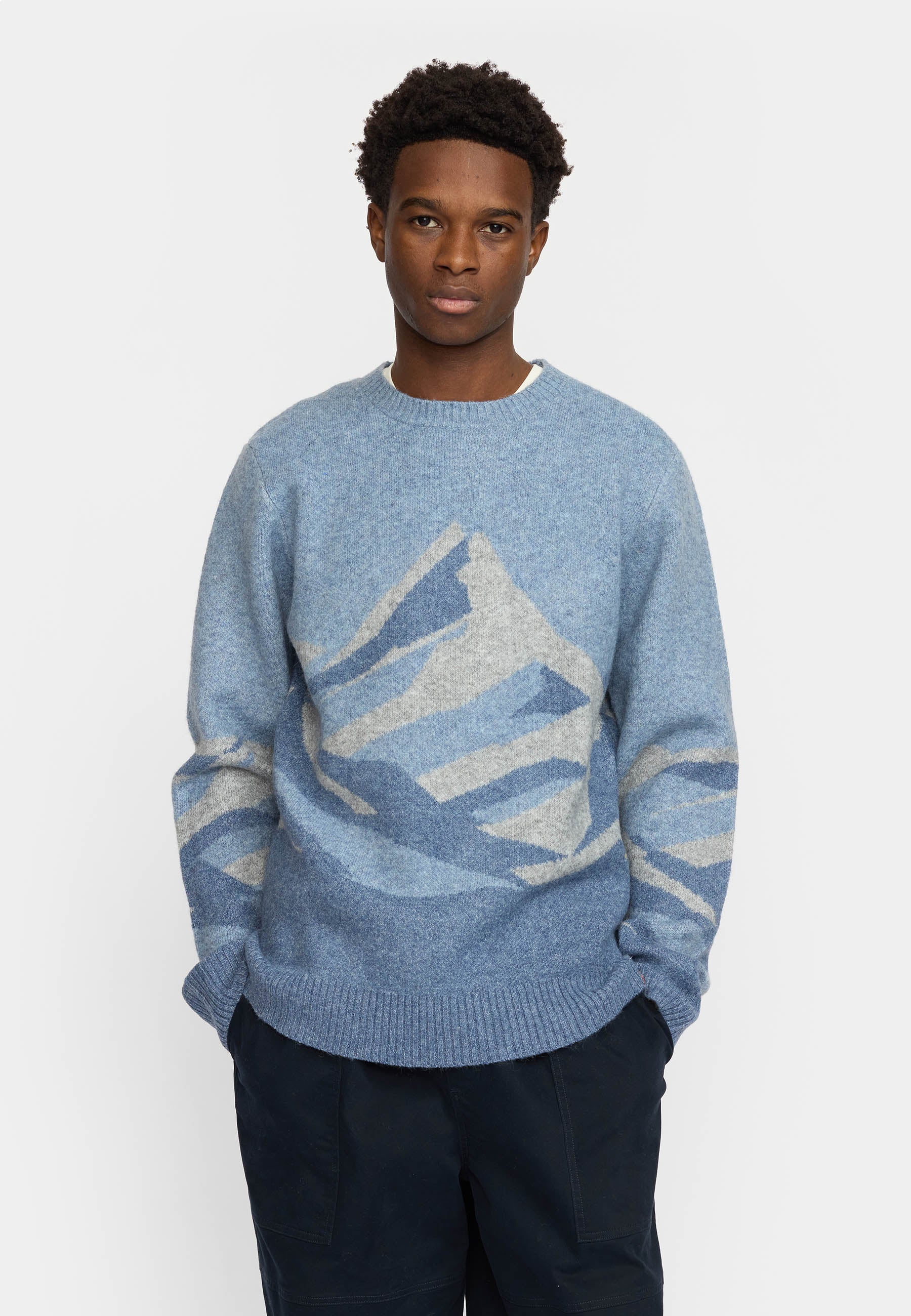 Revolution Knit Sweater Knitwear Blue