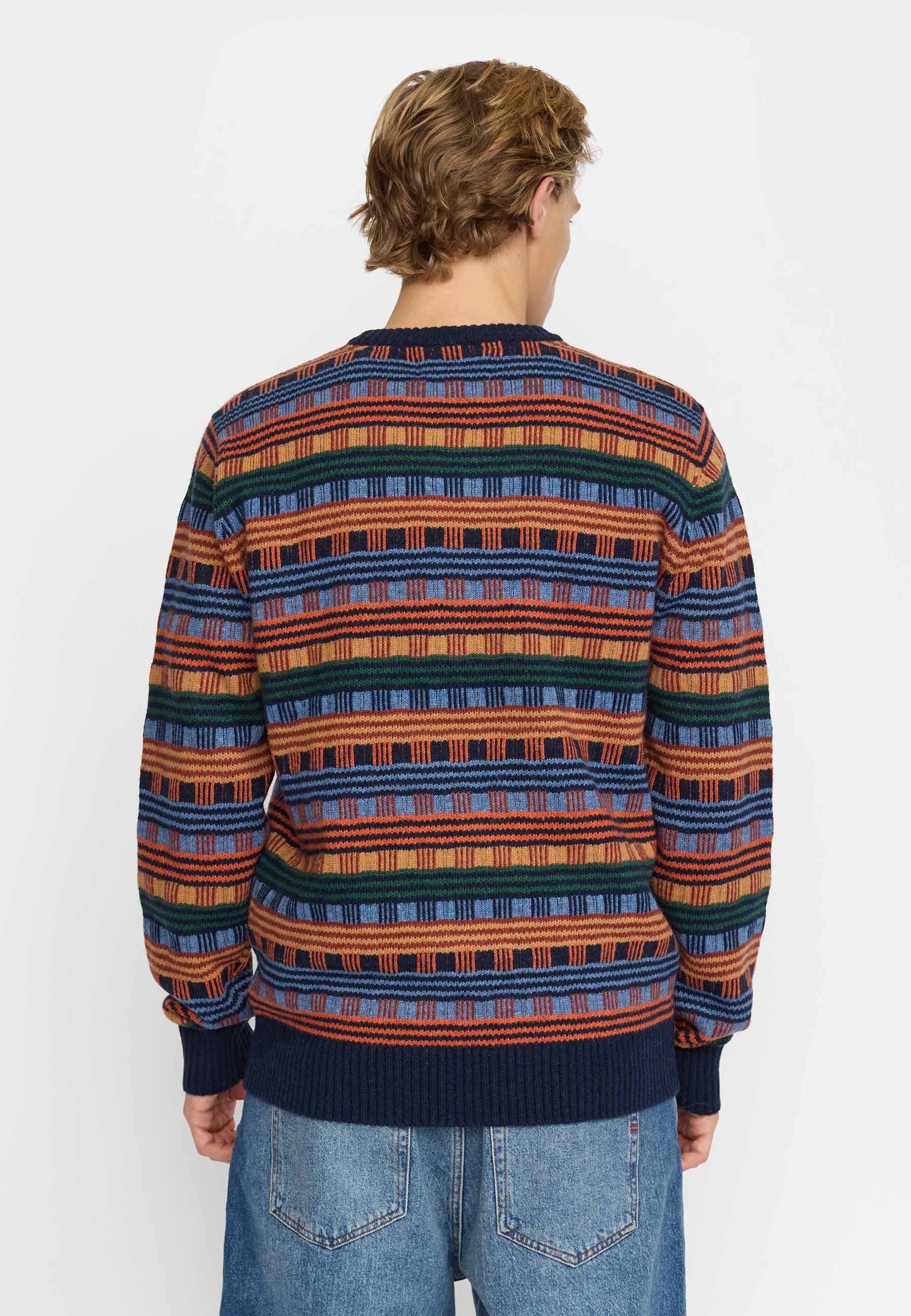 Revolution Knit Sweater Knitwear Navy