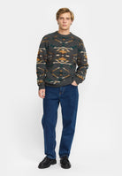 Revolution Knit Sweater Knitwear Darkgrey