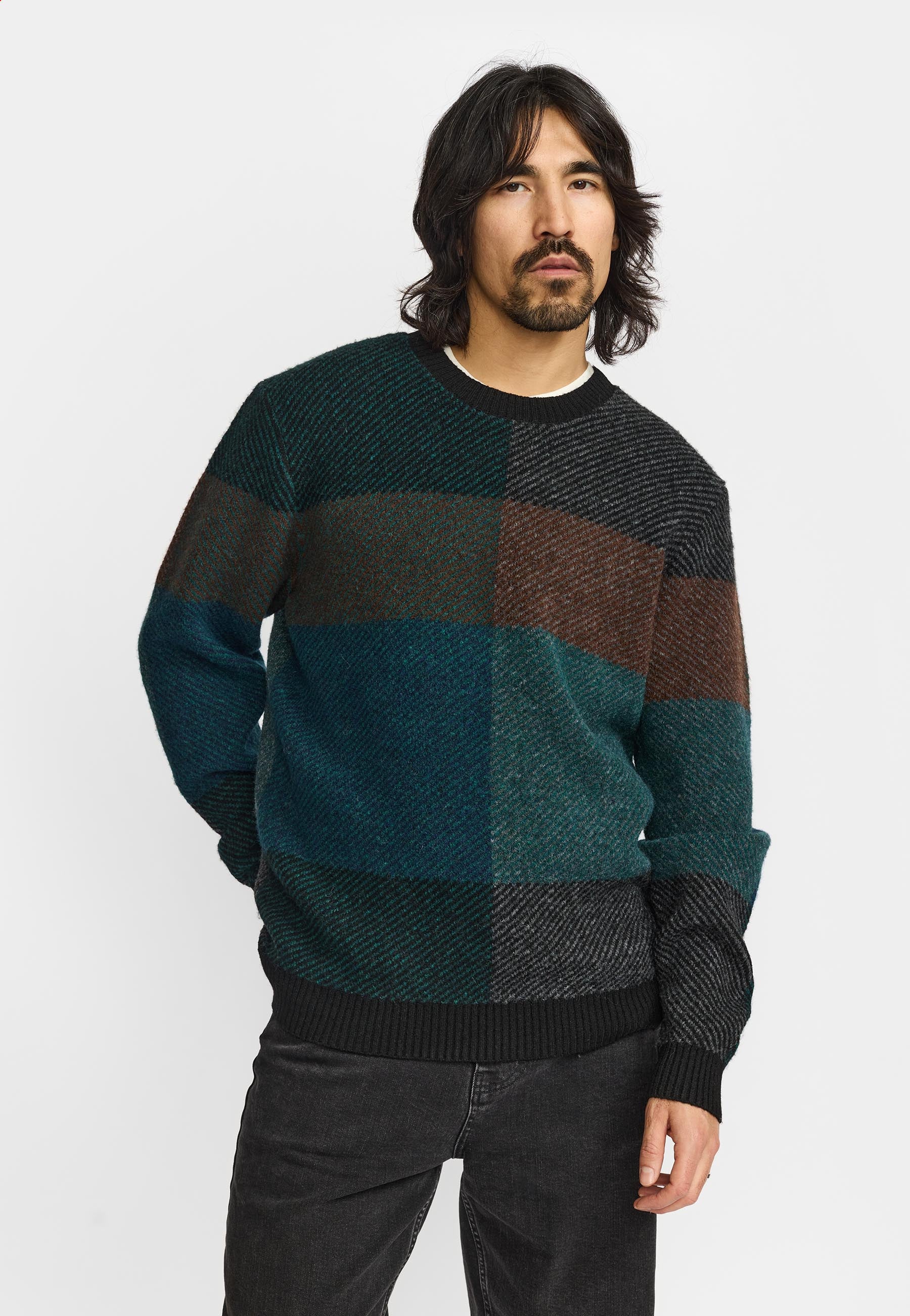 Revolution Knit Sweater Knitwear Black