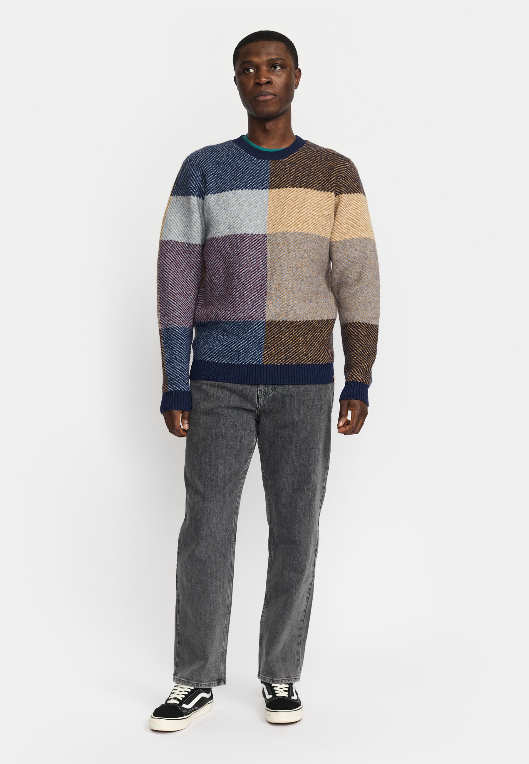 Revolution Knit Sweater Knitwear Navy
