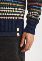 Revolution Knit Sweater Knitwear Navy
