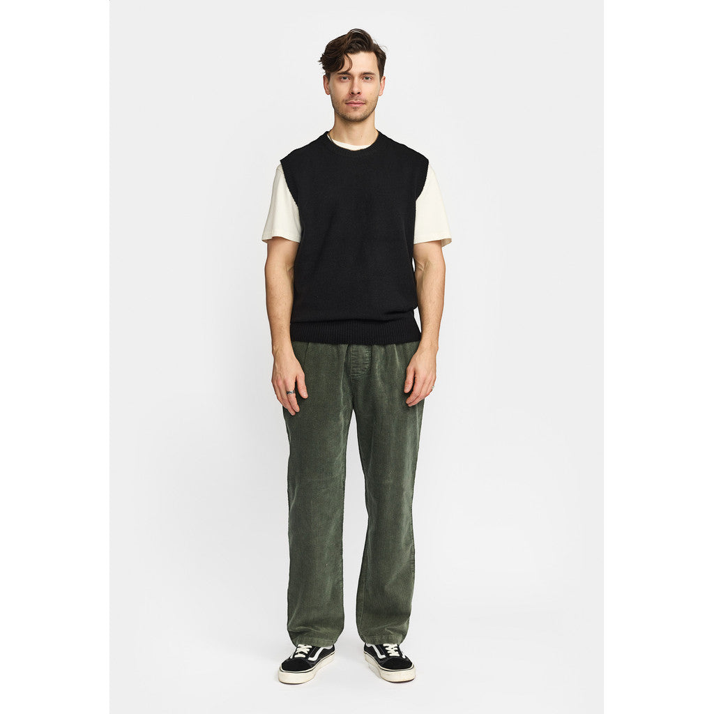 Revolution Knit Vest Knitwear Black