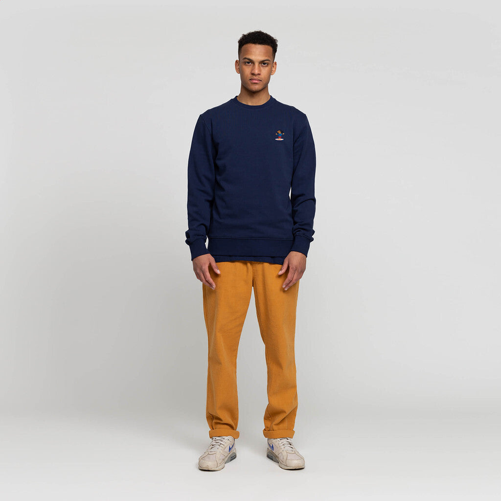 Revolution Light Crewneck Sweatshirts Navy-melange