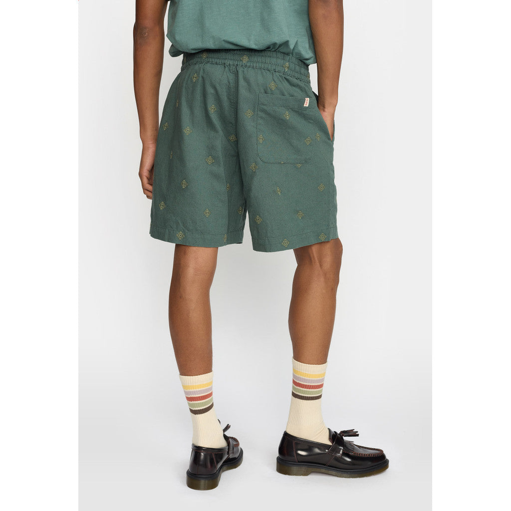 Revolution Linen Shorts Shorts Dustgreen