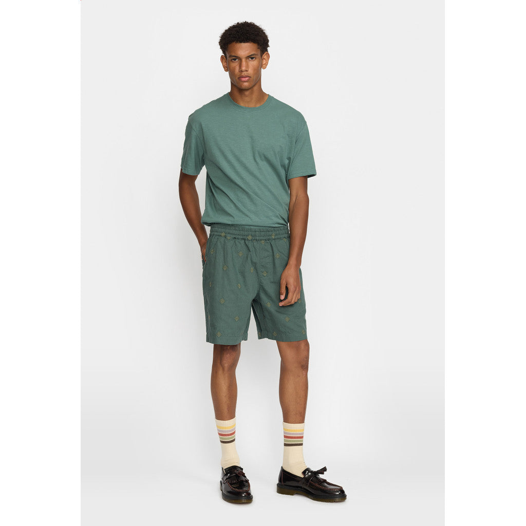 Revolution Linen Shorts Shorts Dustgreen