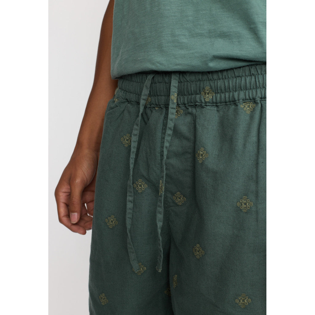 Revolution Linen Shorts Shorts Dustgreen