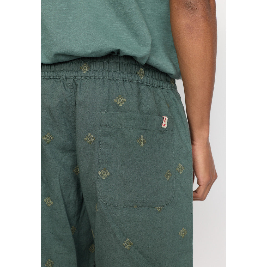 Revolution Linen Shorts Shorts Dustgreen