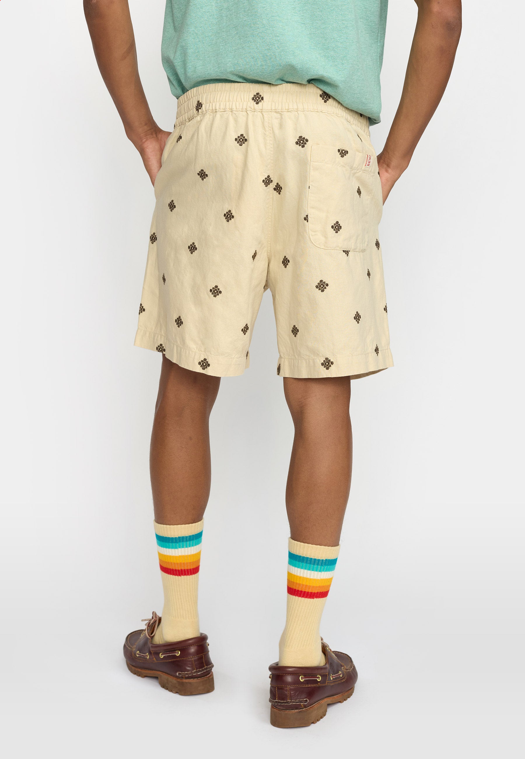 Revolution Linen Shorts Shorts Offwhite