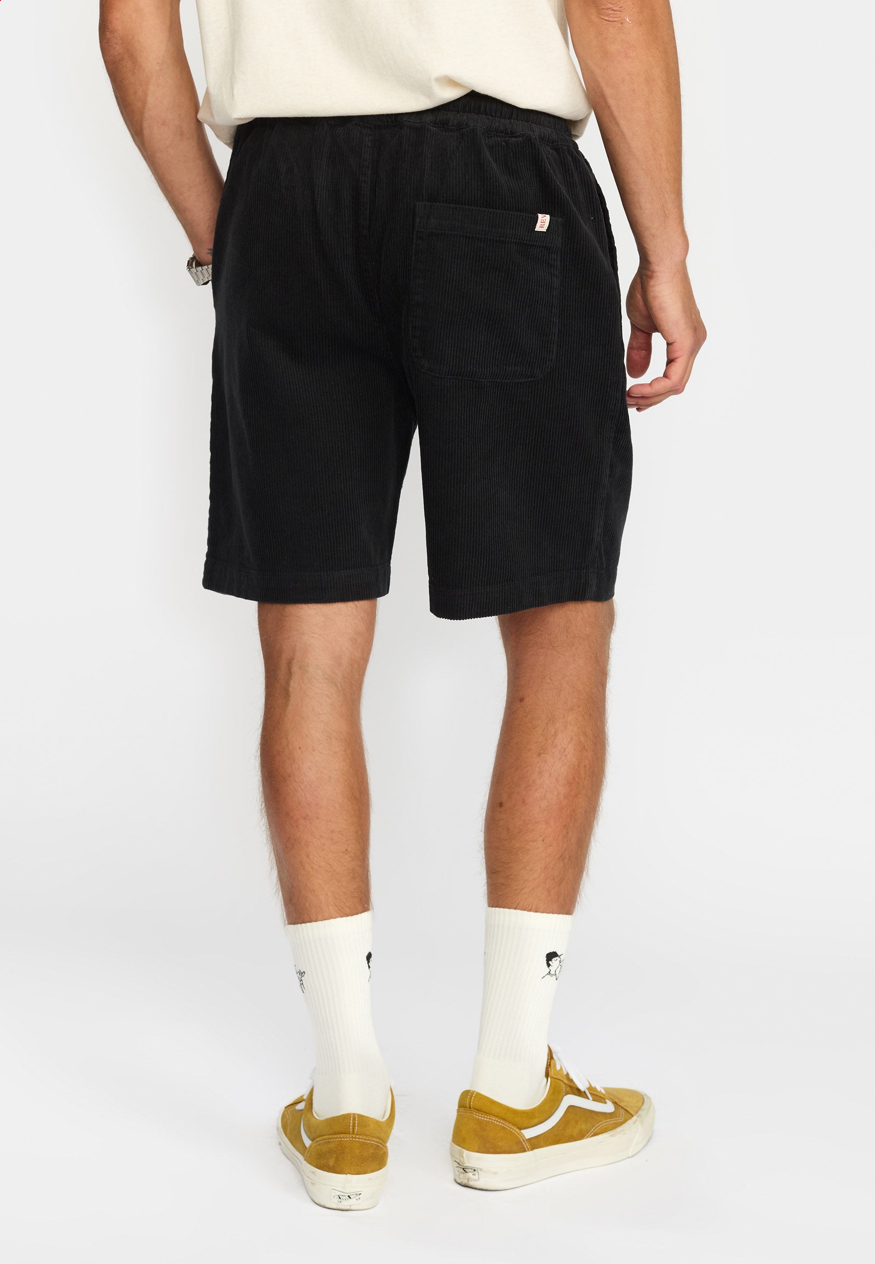 Revolution Long Casual Shorts Shorts Black