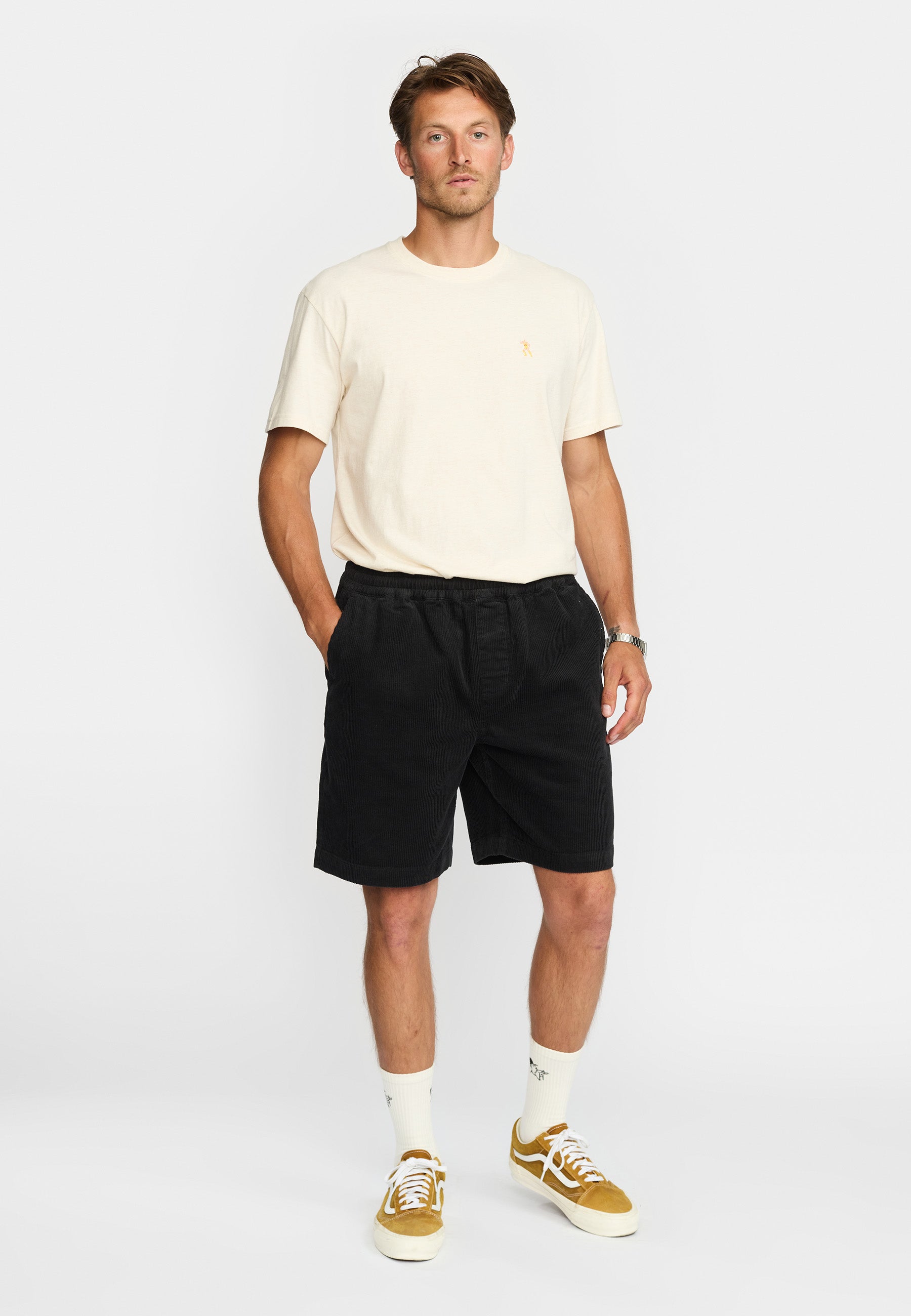 Revolution Long Casual Shorts Shorts Black