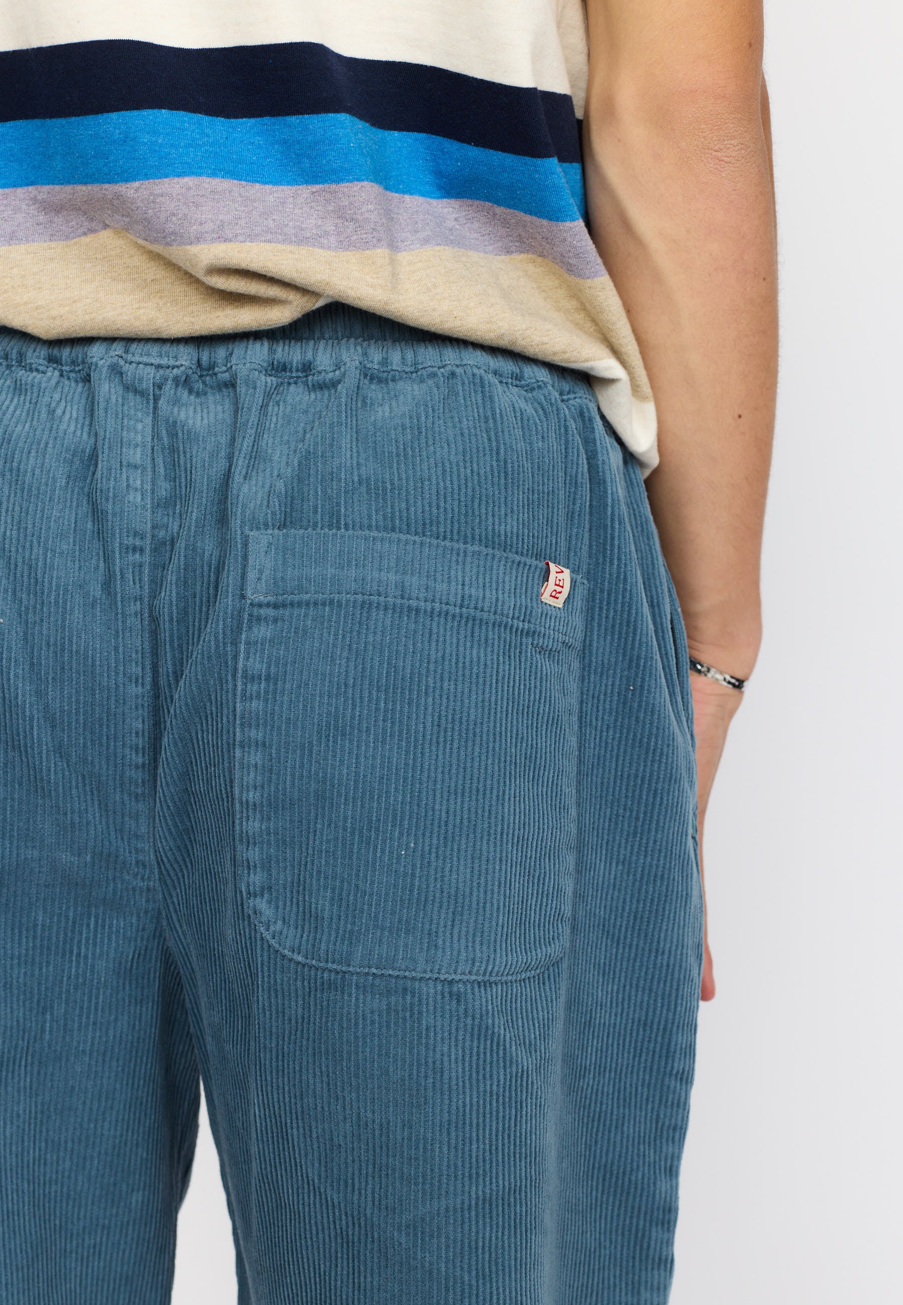 Revolution Long Casual Shorts Shorts Dustblue