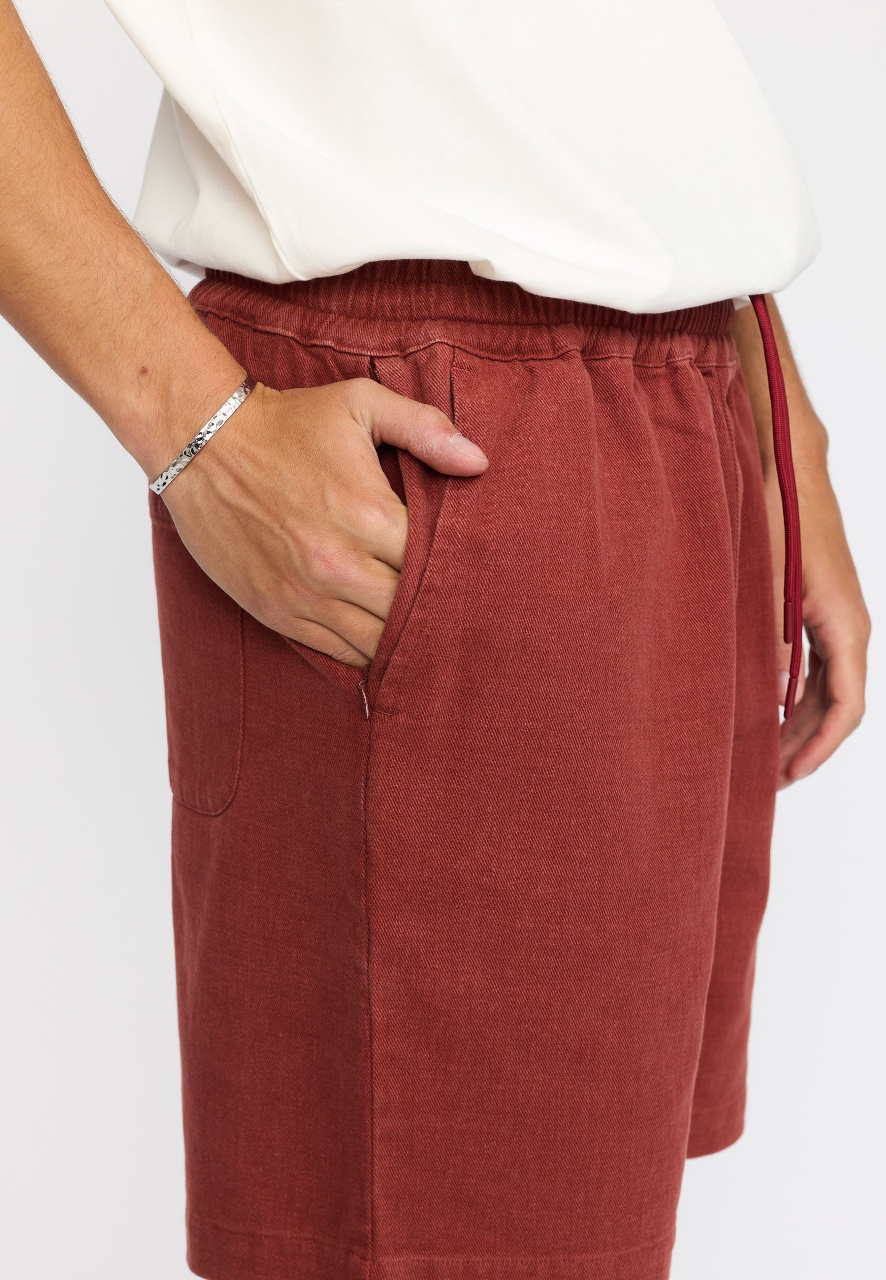 Revolution Long Casual Shorts Shorts Darkorange