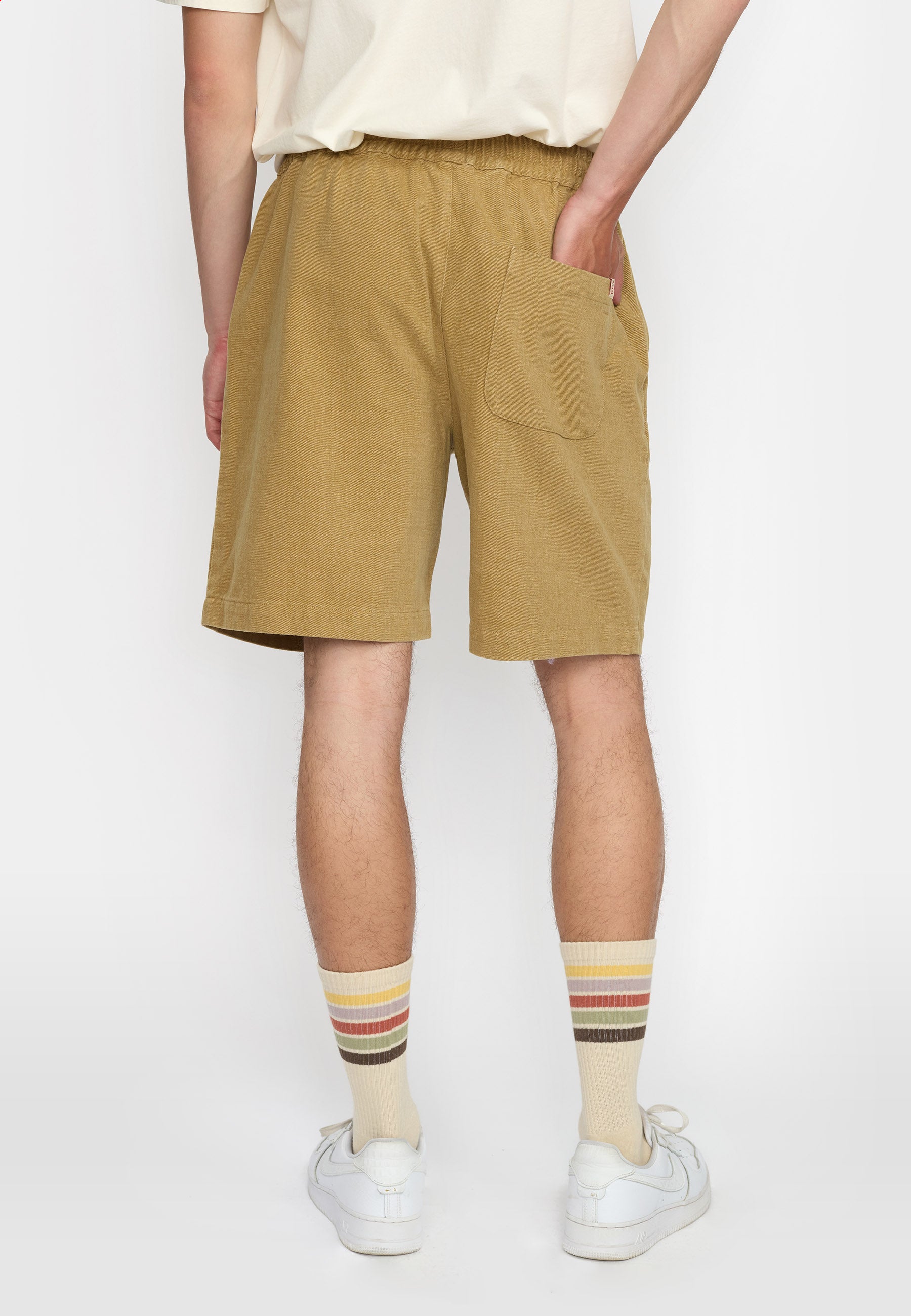 Revolution Long Casual Shorts Shorts Lightbrown