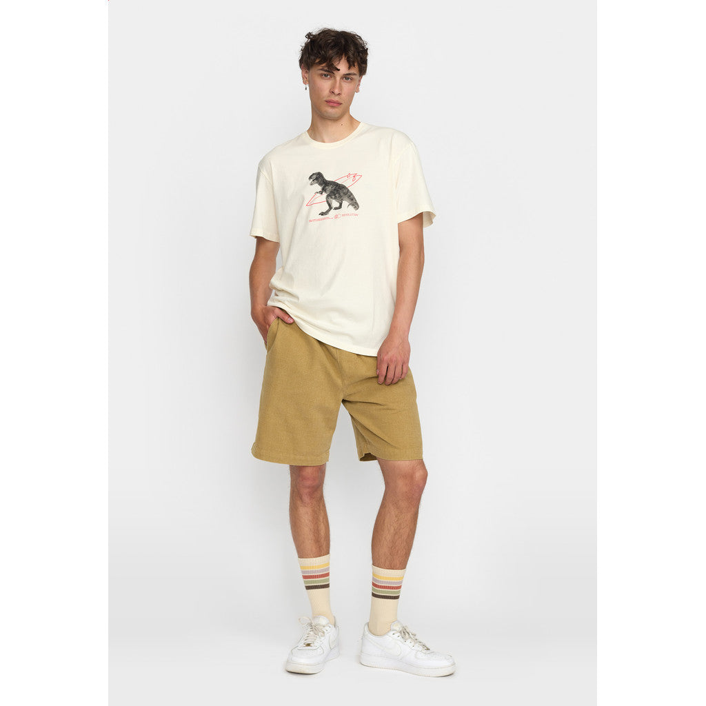 Revolution Long Casual Shorts Shorts Lightbrown