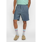 Revolution Long Casual Shorts Shorts Blue