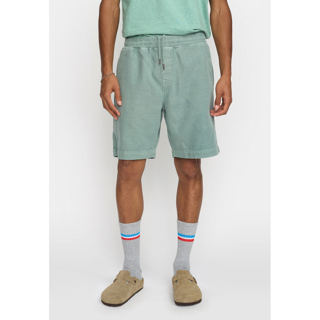 Revolution Long Casual Shorts Shorts Dustgreen