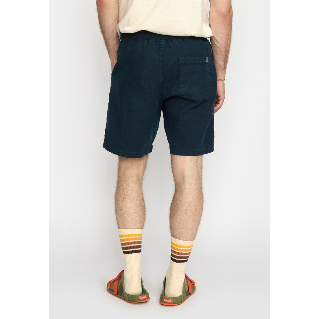 Revolution Long Casual Shorts Shorts Navy