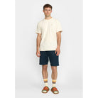 Revolution Long Casual Shorts Shorts Navy