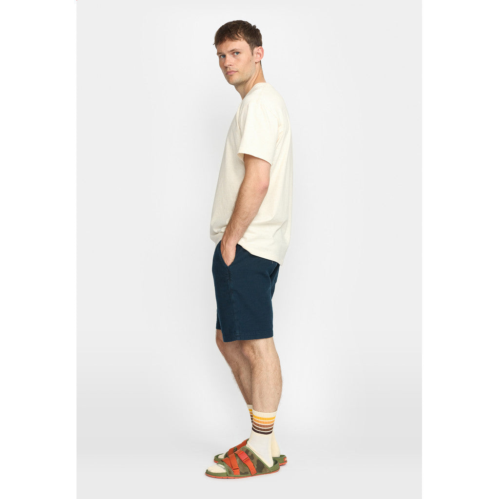 Revolution Long Casual Shorts Shorts Navy