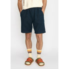 Revolution Long Casual Shorts Shorts Navy