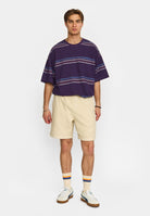 Revolution Long Casual Shorts Shorts Offwhite