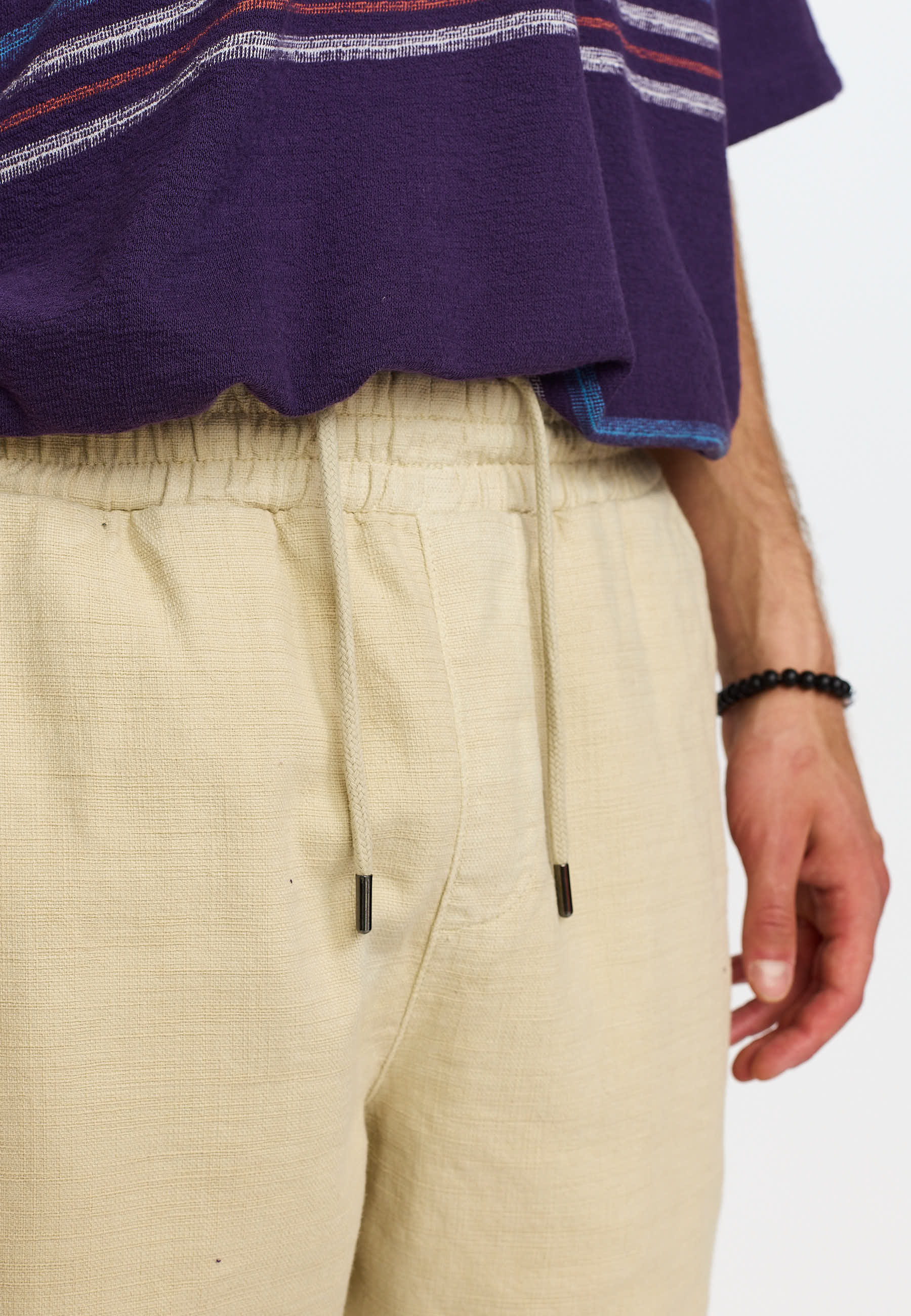 Revolution Long Casual Shorts Shorts Offwhite