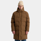 Revolution Long Puffer Jacket Winter Outerwear Brown