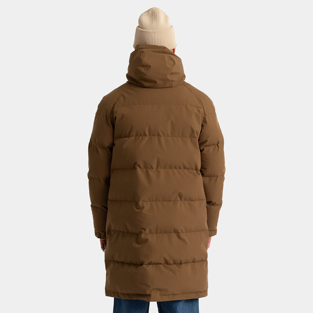 Revolution Long Puffer Jacket Winter Outerwear Brown