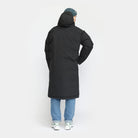 Revolution Long Puffer Jacket Winter Outerwear Black