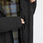 Revolution Long Puffer Jacket Winter Outerwear Black