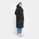 Revolution Long Puffer Jacket Winter Outerwear Black