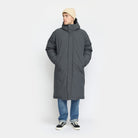 Revolution Long Puffer Jacket Winter Outerwear Darkgrey