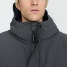 Revolution Long Puffer Jacket Winter Outerwear Darkgrey