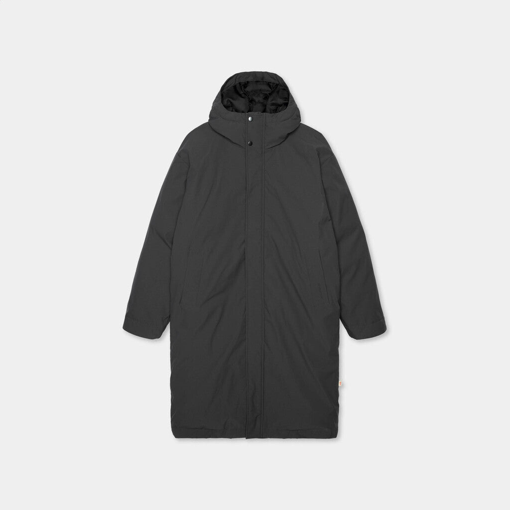 Revolution Long Puffer Jacket Winter Outerwear Darkgrey