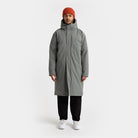 Revolution Long Puffer Jacket Winter Outerwear Grey