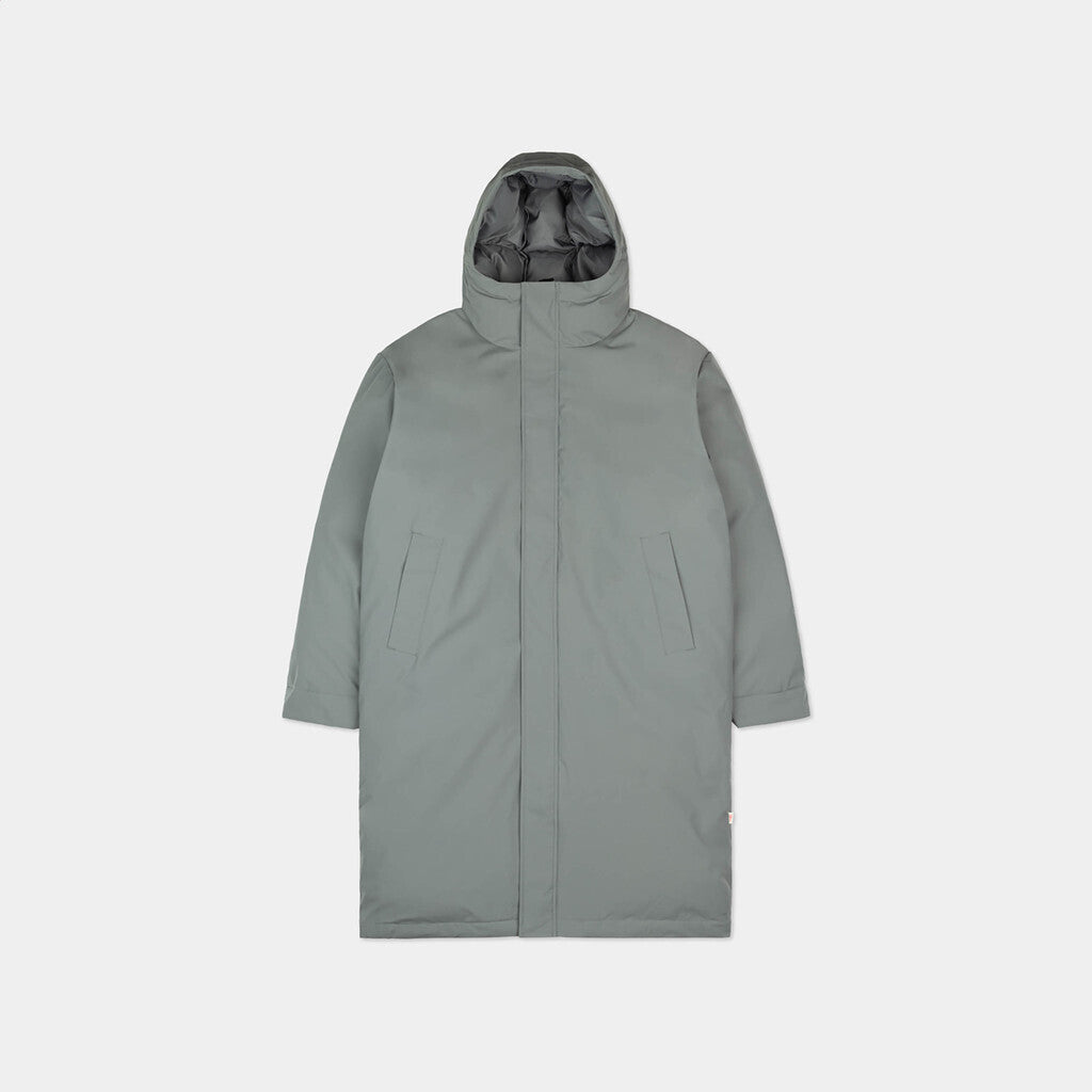 Revolution Long Puffer Jacket Winter Outerwear Grey