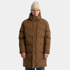Revolution Long Puffer Jacket Winter Outerwear Brown