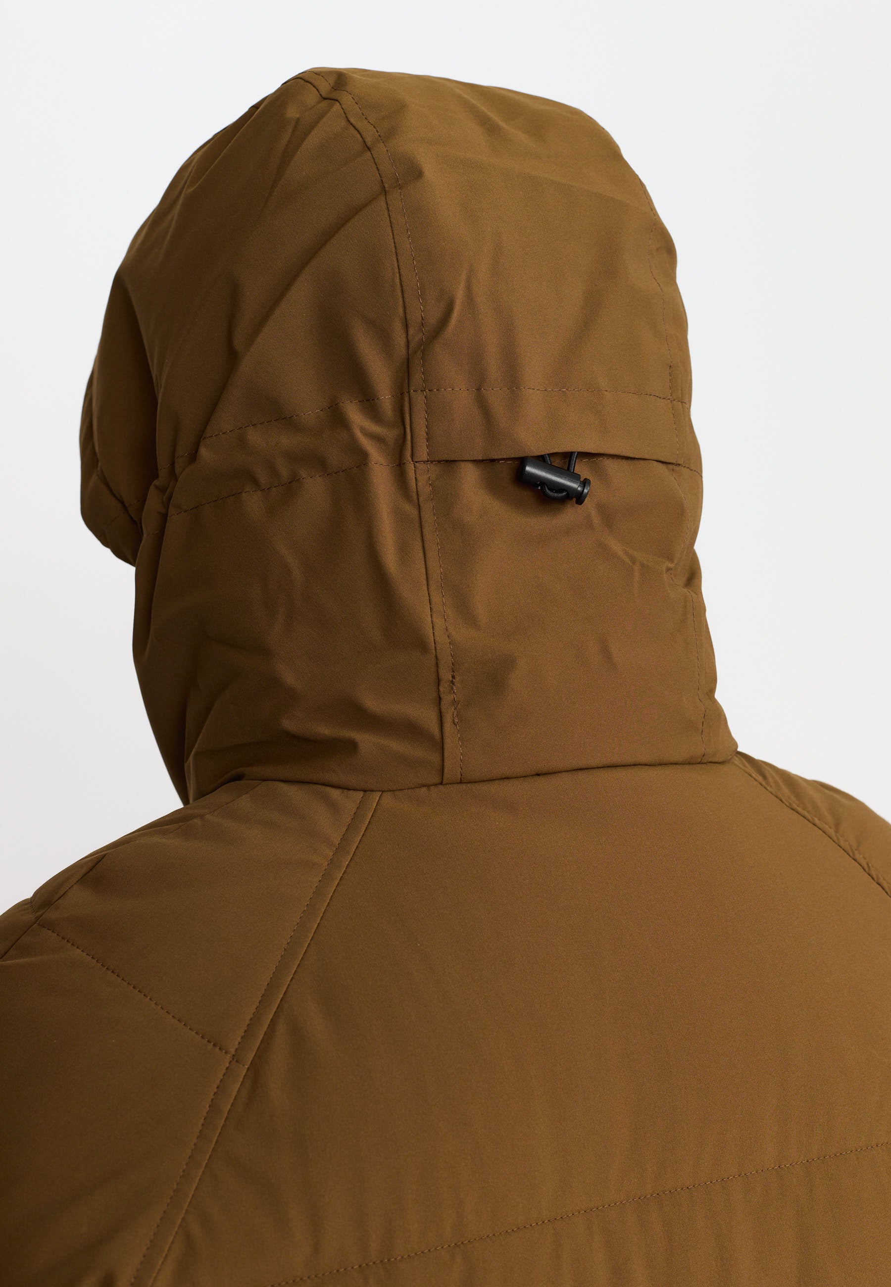 Revolution Long Puffer Jacket Winter Outerwear Brown
