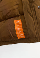 Revolution Long Puffer Jacket Winter Outerwear Brown
