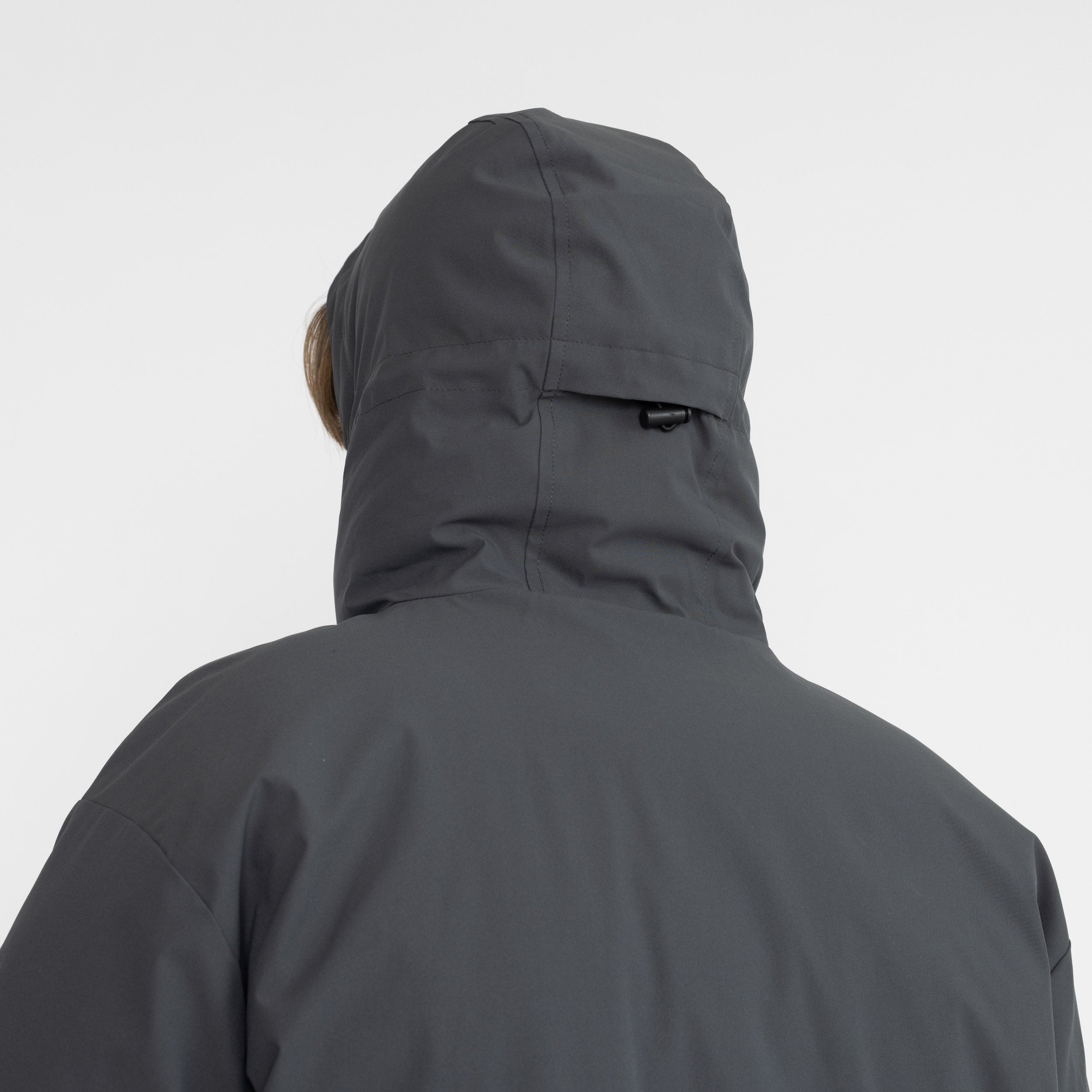Revolution Long Puffer Jacket Winter Outerwear Darkgrey