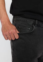 Revolution Loose-fit Denim Shorts Shorts Black