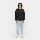 Revolution Loose Crew Sweatshirts Black