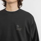 Revolution Loose Crew Sweatshirts Black