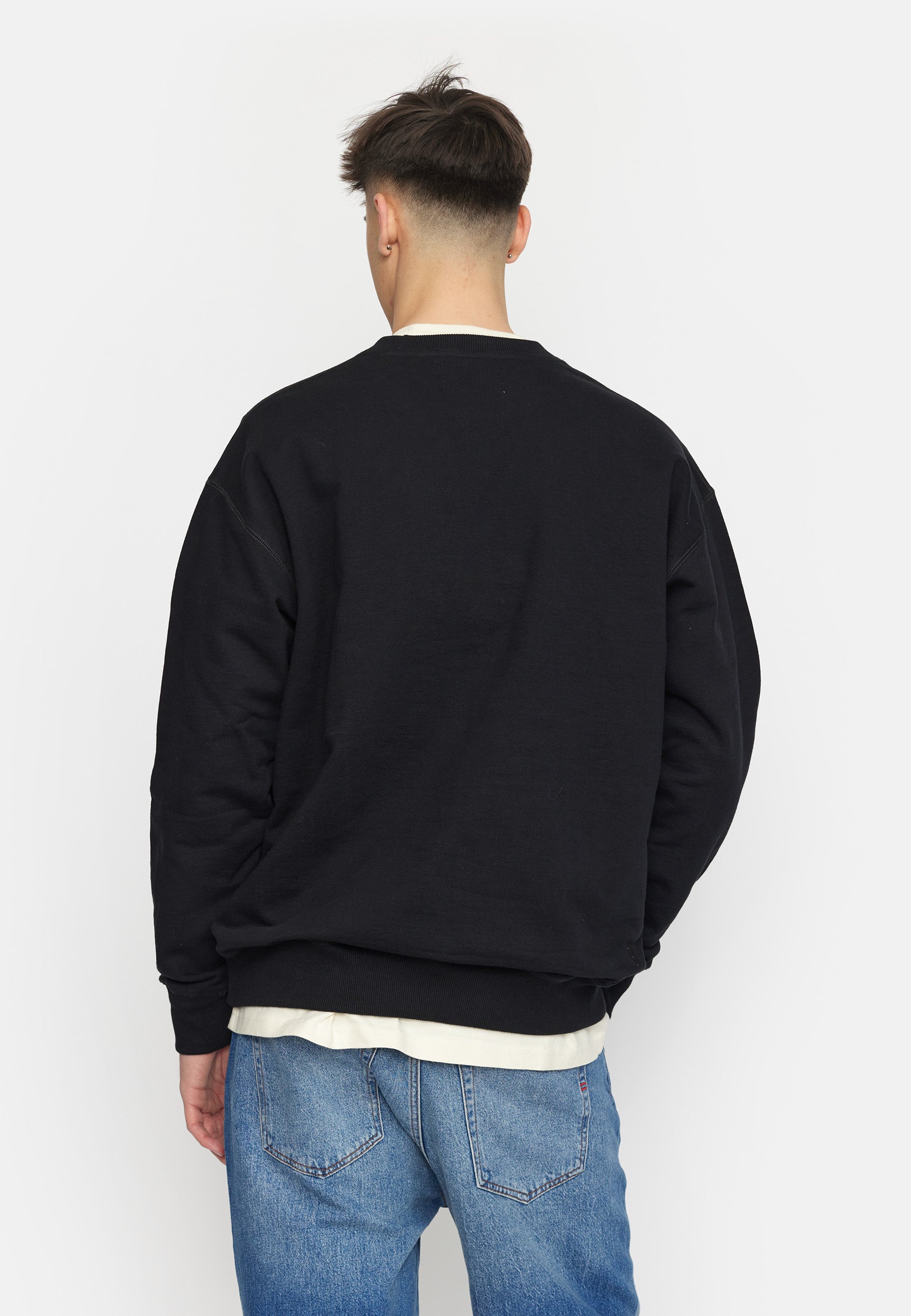 Revolution Loose Crewneck Sweatshirts Black