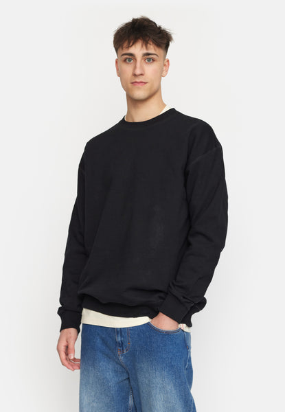 Loose Crewneck / 2060 REV - Black – Revolution.eu