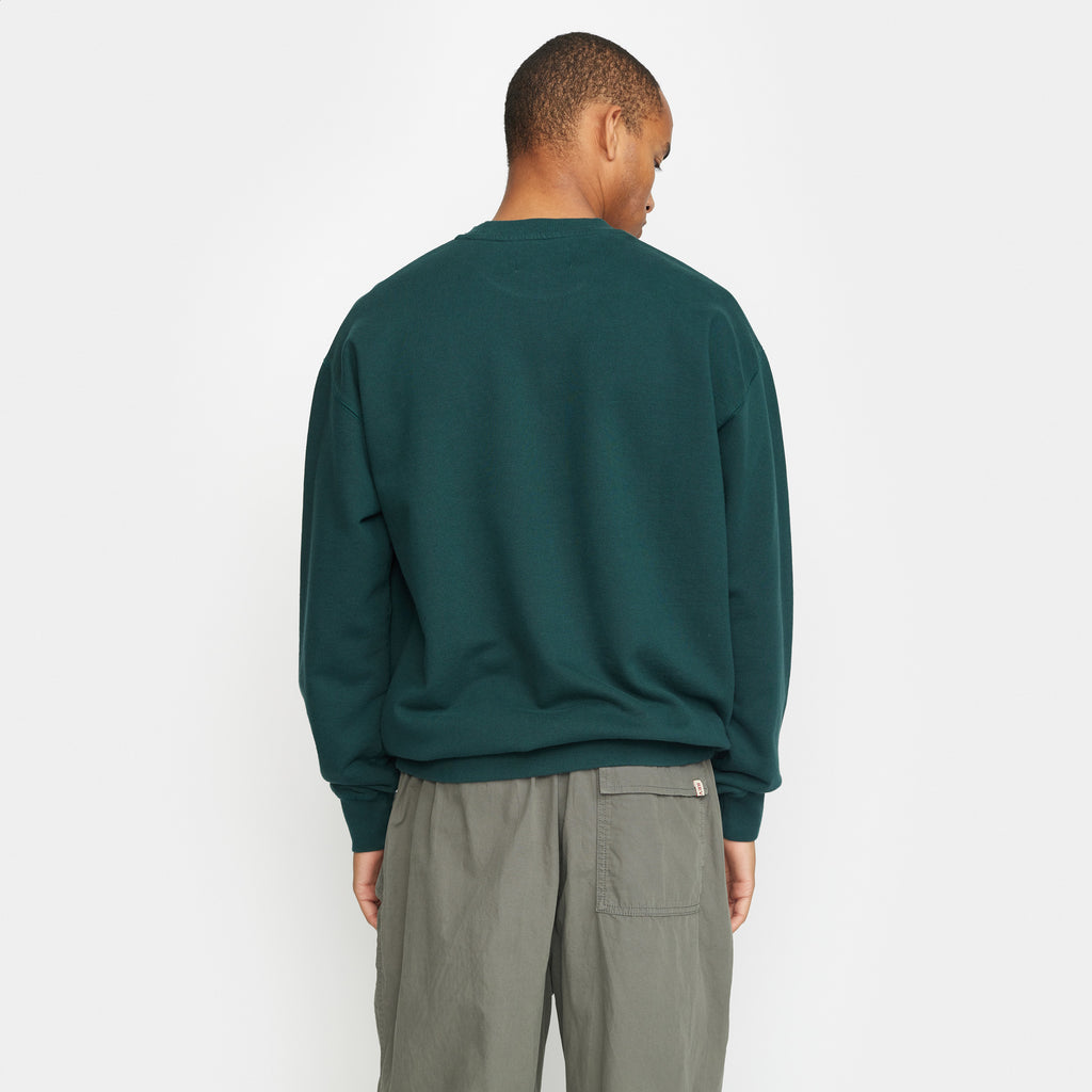 Revolution Loose Crewneck Sweatshirts Darkgreen