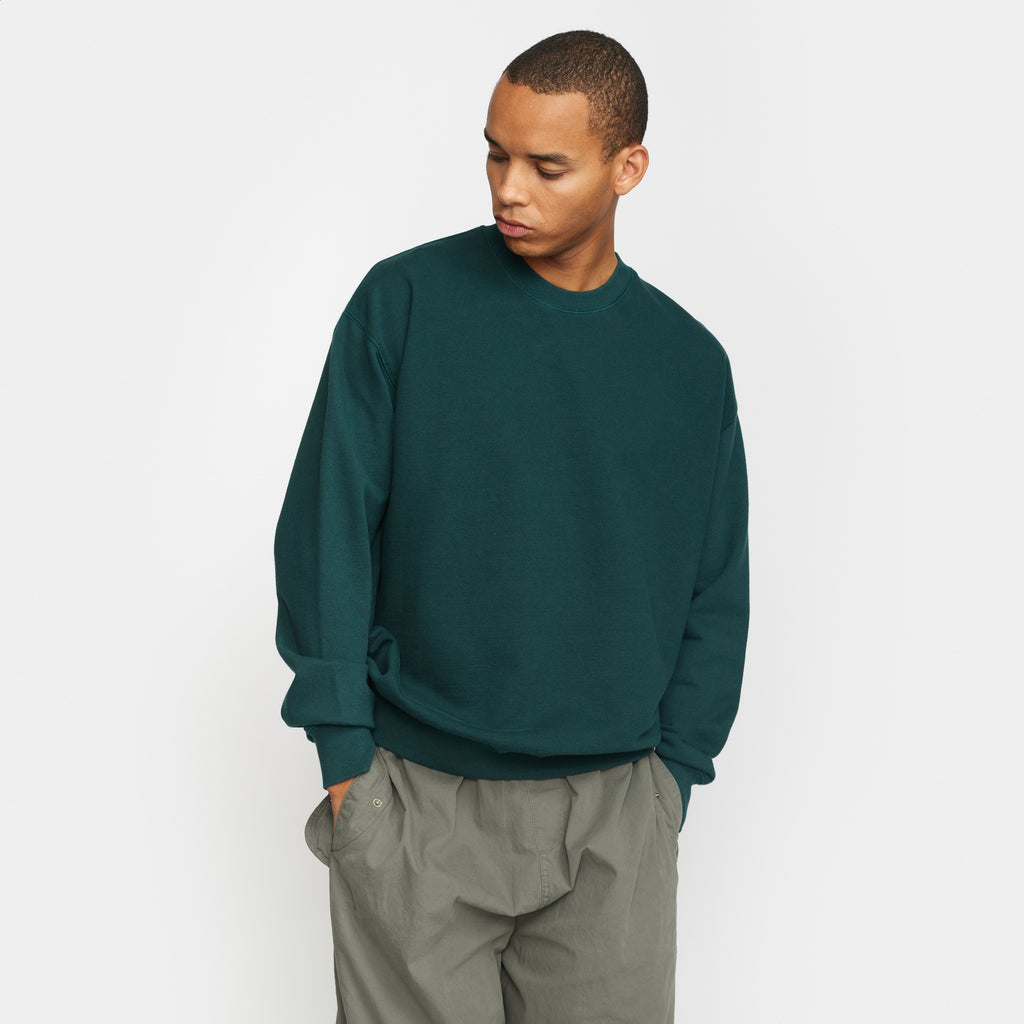 Revolution Loose Crewneck Sweatshirts Darkgreen