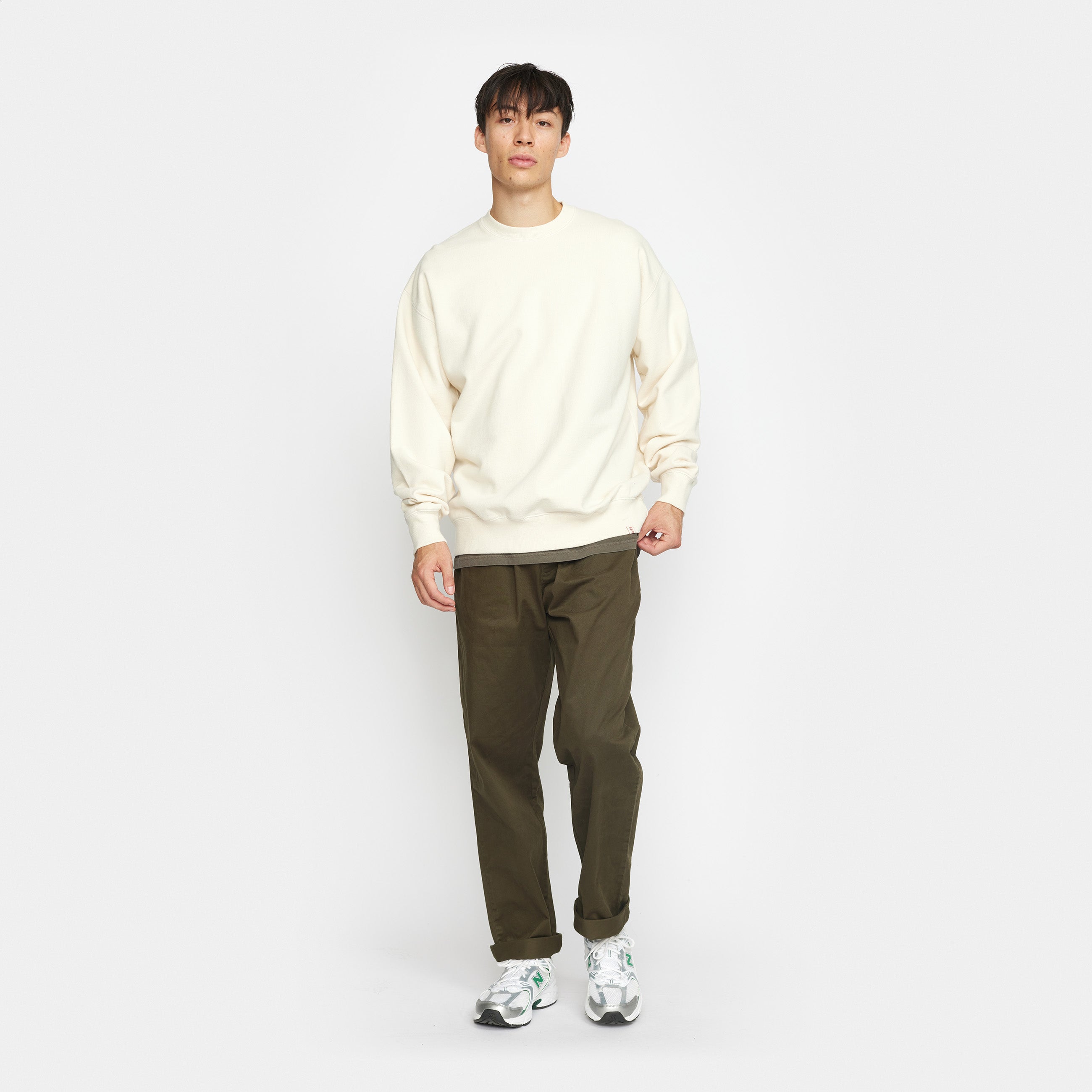 Revolution Loose Crewneck Sweatshirts Offwhite